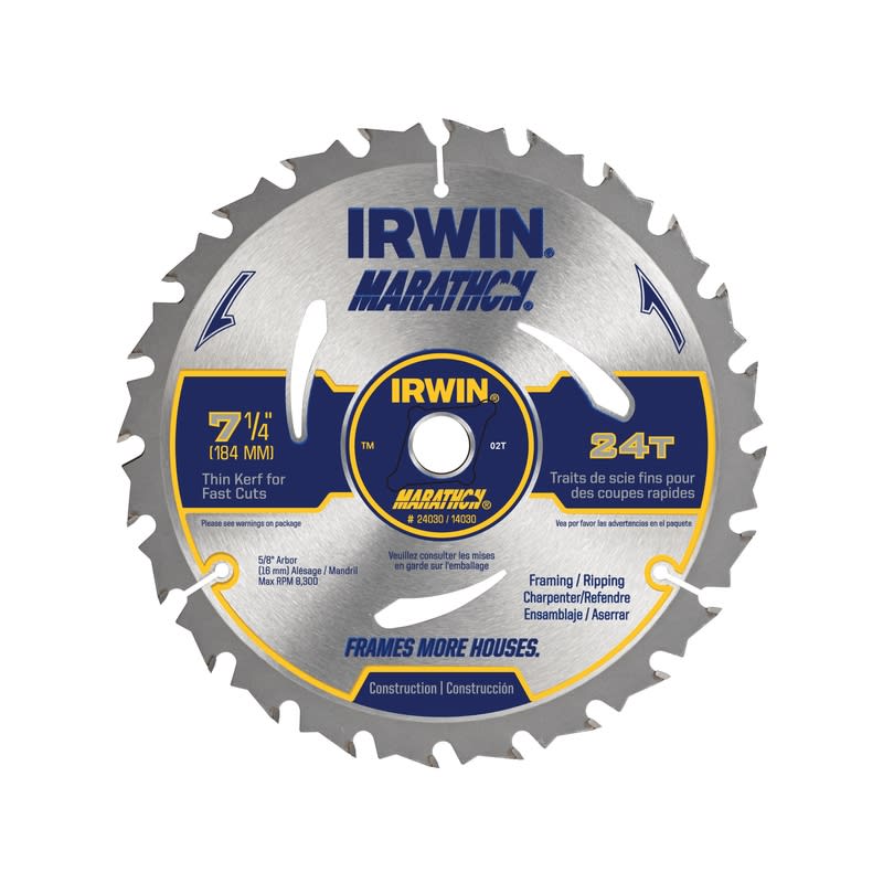 IRWINM CUCHILLA REDONDA 7-1/4 24D