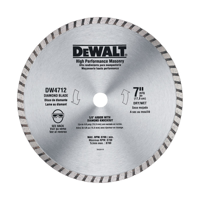 DEWALT DISCO DE DIAMANTE 7IN X 5/8IN