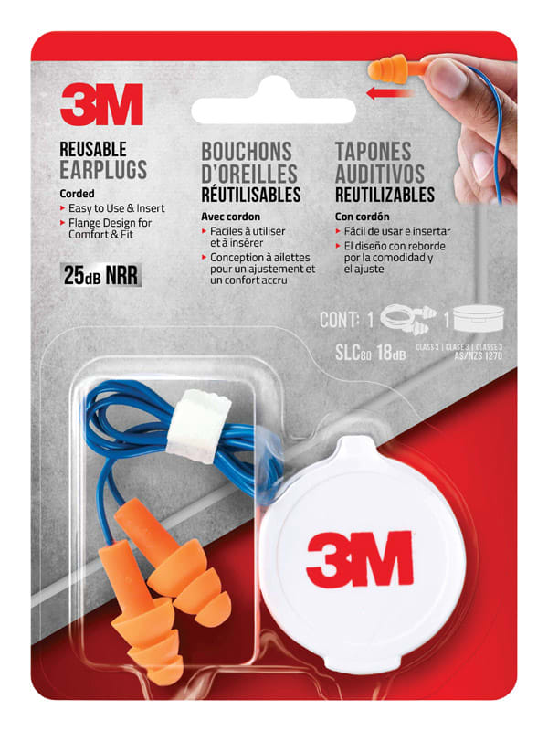 3M TAPONES DE OIDO REUSABLE 1PZ