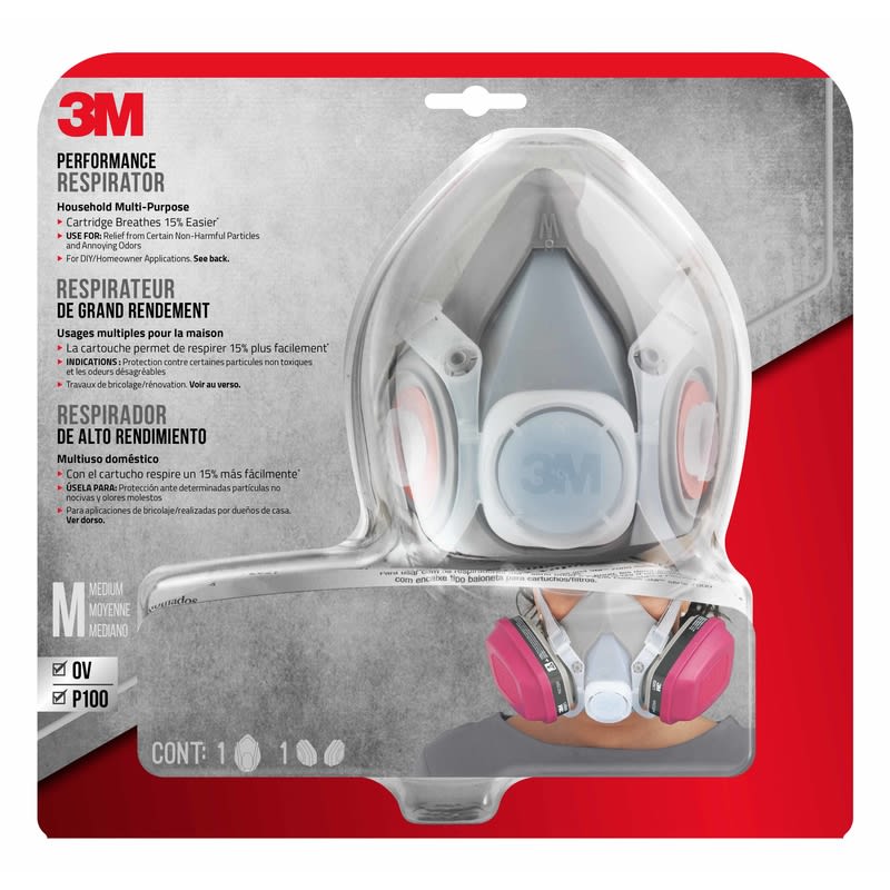 3M RESPIRADOR CASERO MULTIPROP 1PZ
