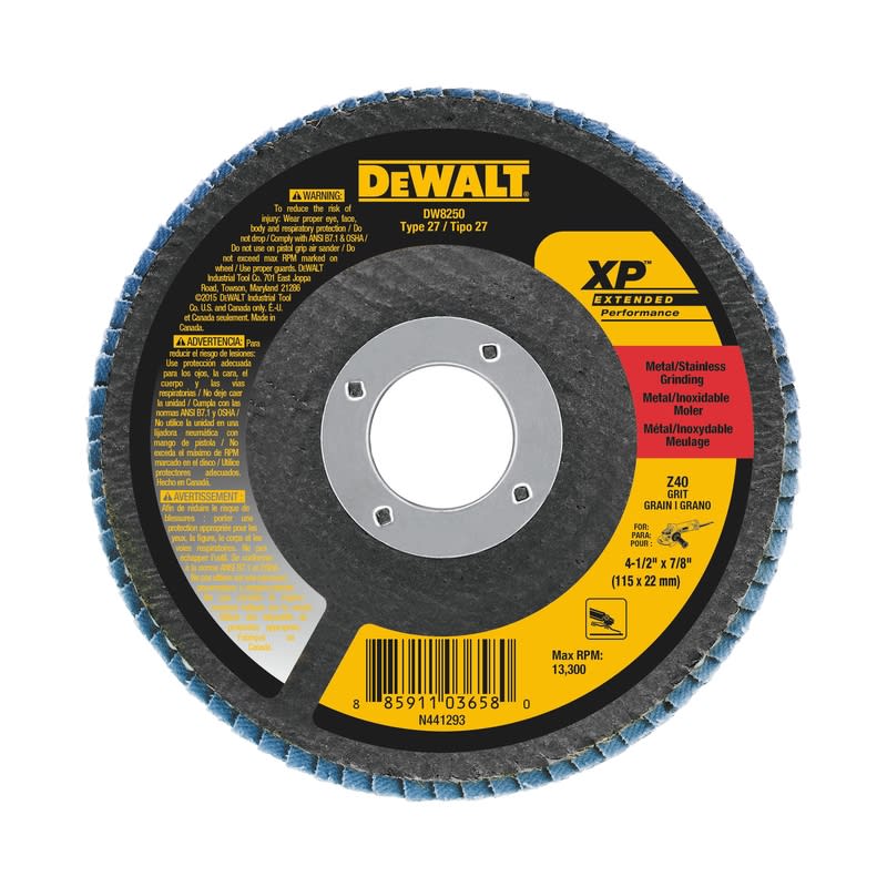 DWLT DISCO ABRSV 4 1/2IN X 7/8IN 40G