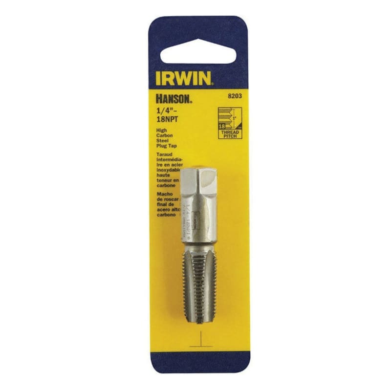 IRWIN MACHUELO CONICO 1/4IN18NPT 1PZ