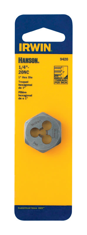 IRWIN TROQUEL HEXAGON 1/4IN 20NC 1PZ
