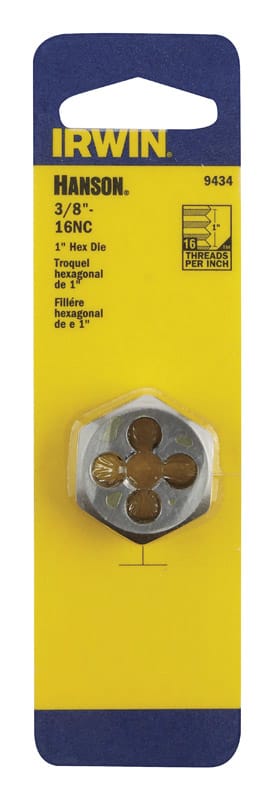 IRWIN TROQUEL HEXAGON 1/4IN 16NC 1PZ