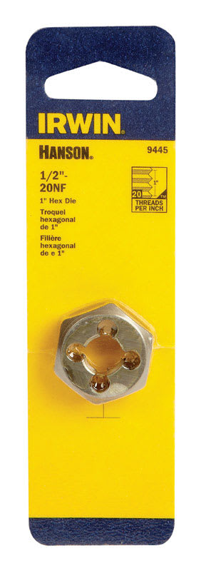 IRWIN TROQUEL HEXAGON 1/2IN 20NF 1PZ