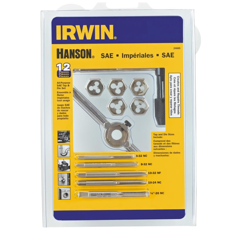 IRWIN JUEGO MACHUELO Y TARRAJA 12PZ