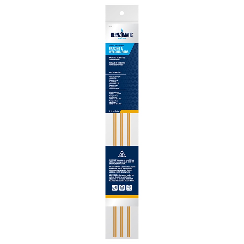 BERNZOMATIC VARILLAS DE SOLDAR 3PZ