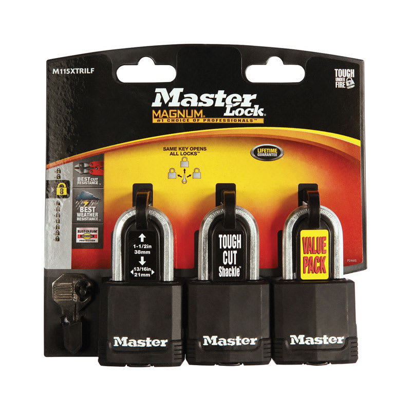 CANDADOS ML MAGN 1 7/8IN 3PZ NGO