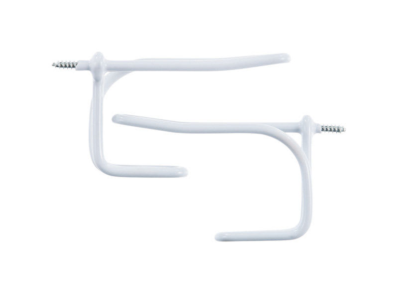 PERCHA RVST VINIL 3.25IN 2PZ BCO
