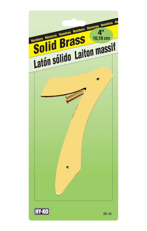 NUMERO 7 LATON 4IN BR-40 LB