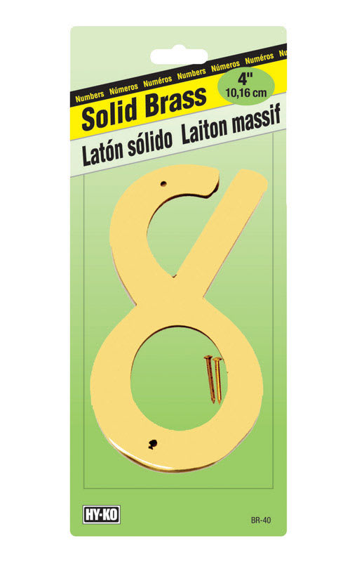 NUMERO 8 LATON 4IN BR-40 LB