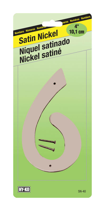 NUMERO 6 NIQUEL 4IN SN-40 NS