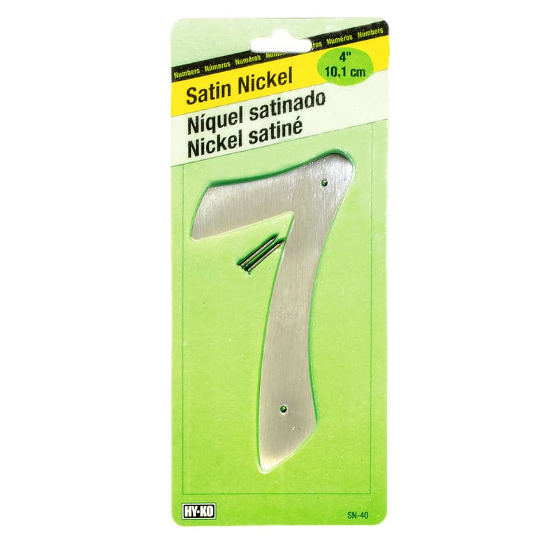 NUMERO 7 NIQUEL 4IN SN-40 NS