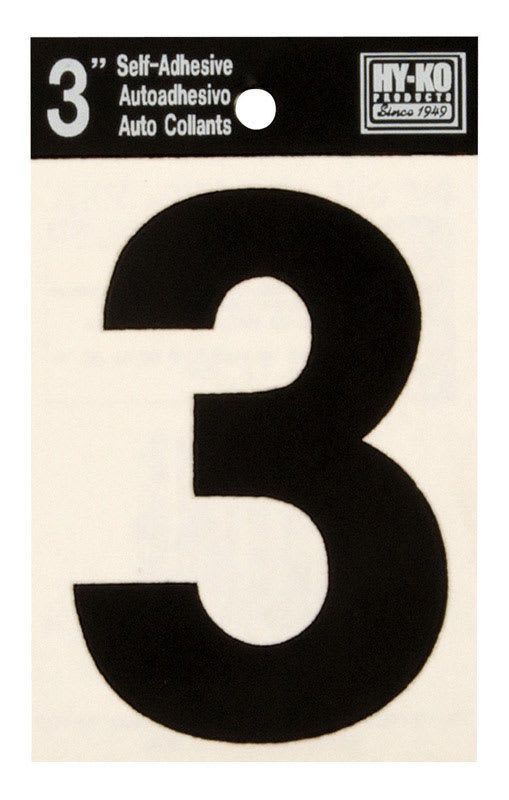 NUMERO 3 VINIL ADH 3IN NGO