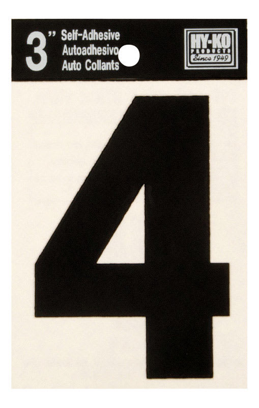 NUMERO 4 VINIL ADH 3IN NGO