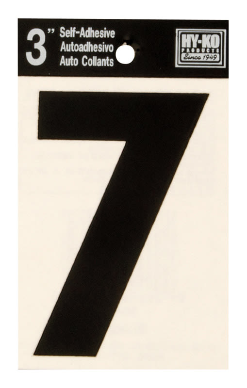 NUMERO 7 VINIL ADH 3IN NGO