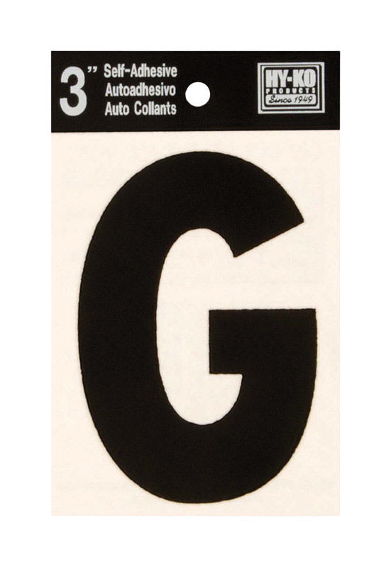 LETRA G VINIL ADH 3IN NGO