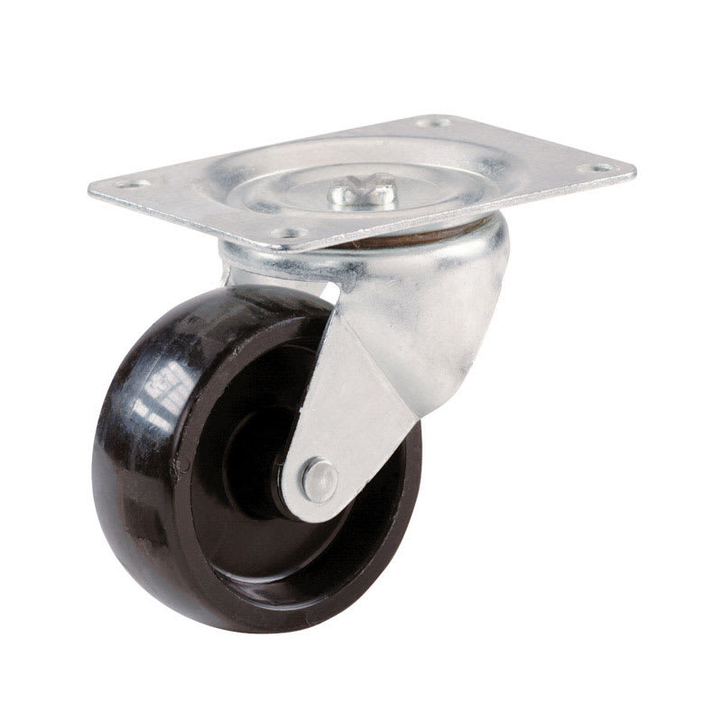 RUEDA POLYP PLACA GIR 2IN 125LB