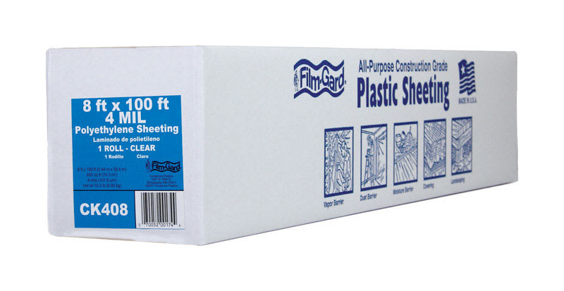PROTECT PLASTIC 4MIL 8FTX100FT CLR
