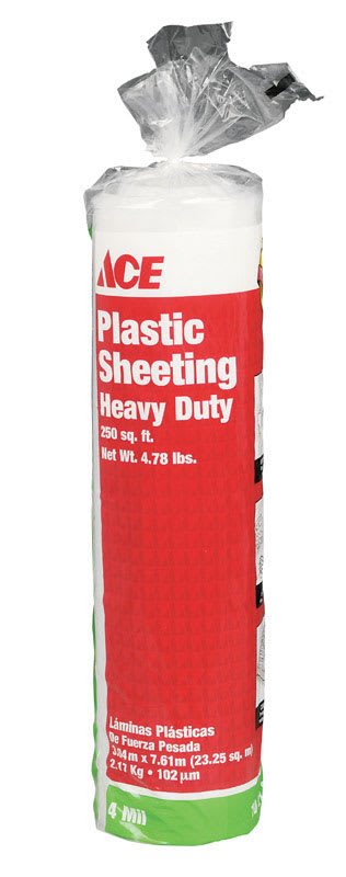 ACE PROTECT PLASTIC CLR 10X25FT 4MIL