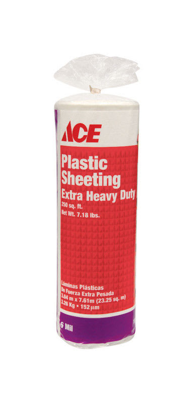 ACE PROTECT PLASTIC CLR 10X25FT 6MIL