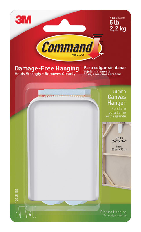 COMMAND COLGADOR BCO JUMBO P/ LIENZO