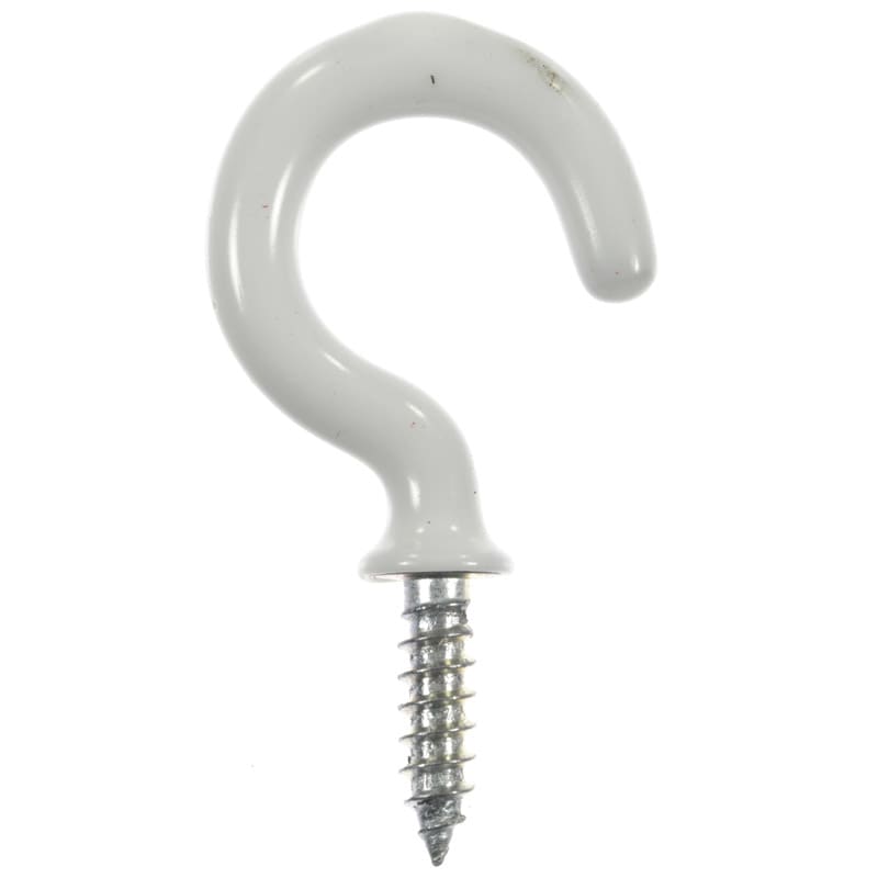 GANCHO P/TAZA 7/8IN 6PZ VNL BCO