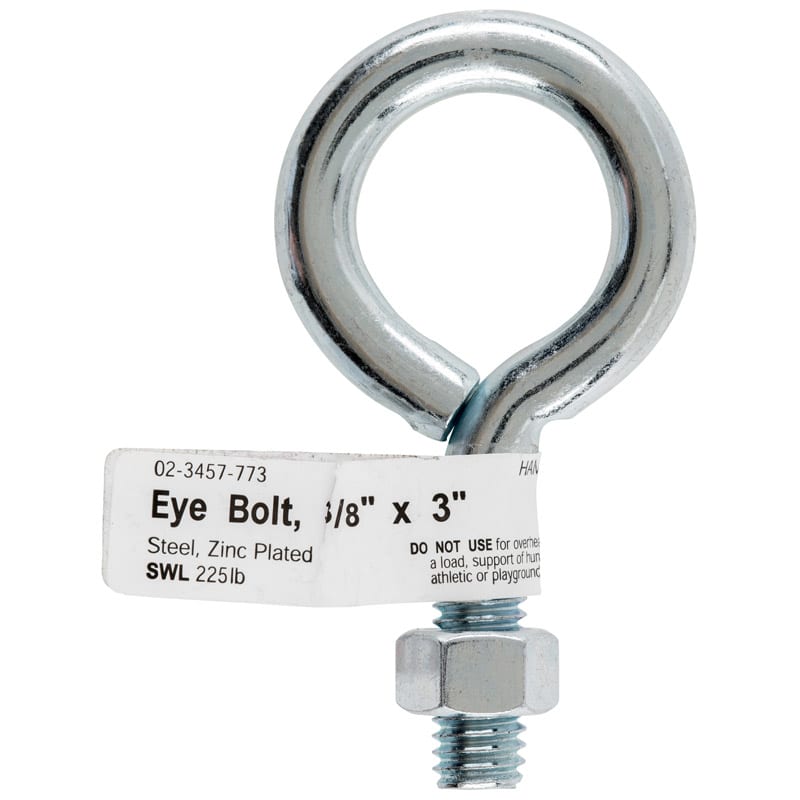 ARMELLA CON TUERCA 3/8 X 3IN ZN