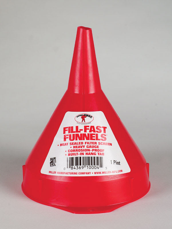 EMBUDO ROJO 6IN PLASTICO