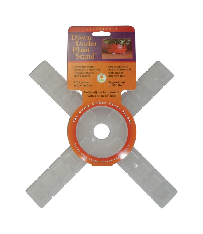 DOWN BASE PLASTICA MACETA 12IN BCO