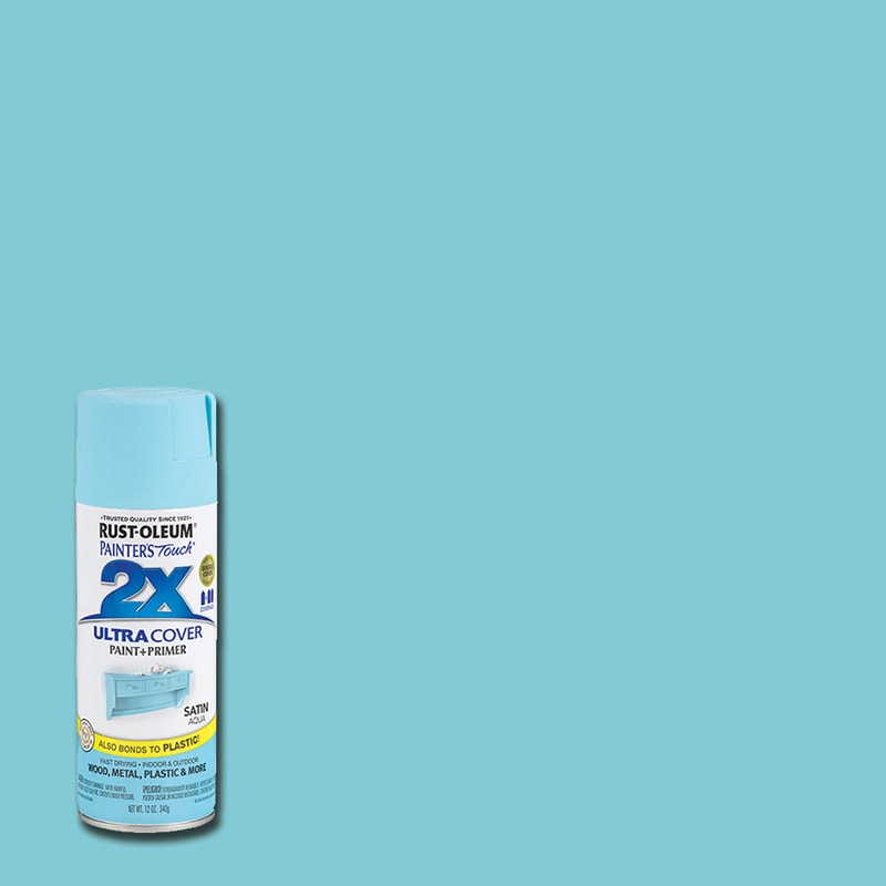 RUSTOLEUM SPRAY PINTURA AQUA SATIN 12OZ