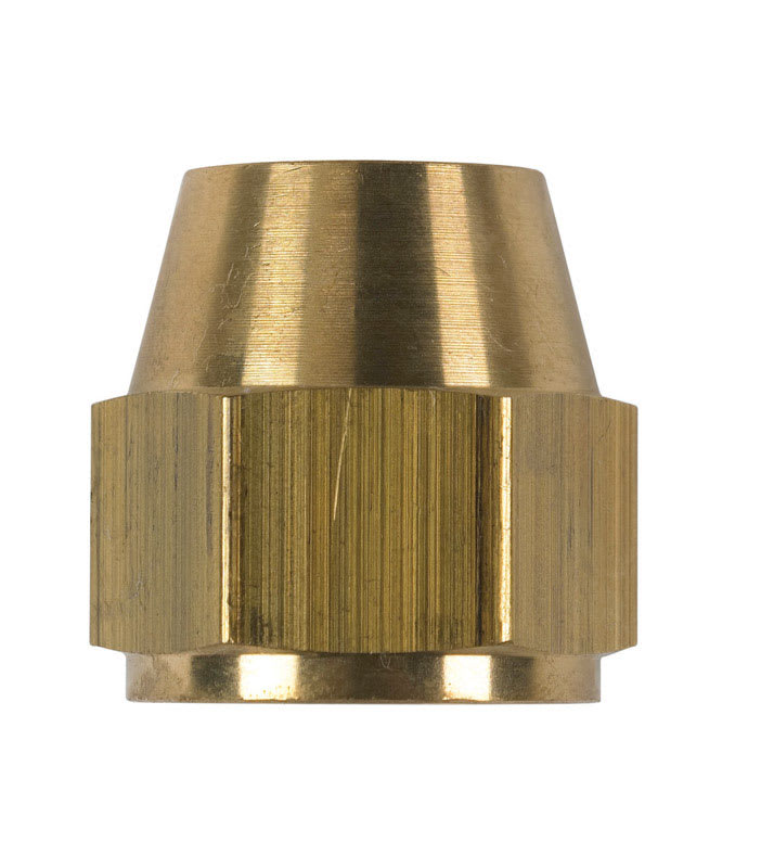 TUERCA ABOZINADA 3/8 PULG LATON