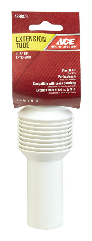 TUBO EXTENSION PLASTICO 1.25 9 PULG