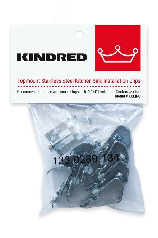 CLIPS FREGADRO COCINA ACERO INOX 8PZ