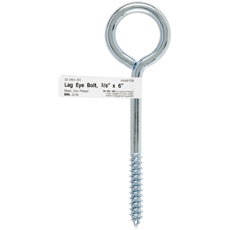 HAMPTON ARMELLA ZINC PLAT 3/8X6IN