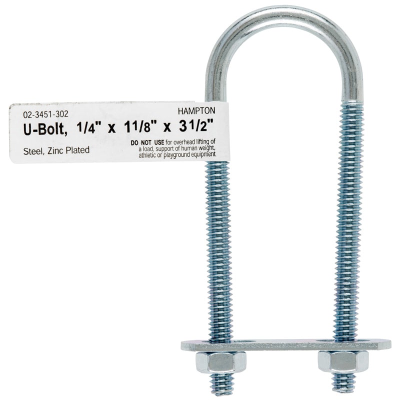 HAMPTON PERNO U 1/4X1-1/8X3-1/2IN