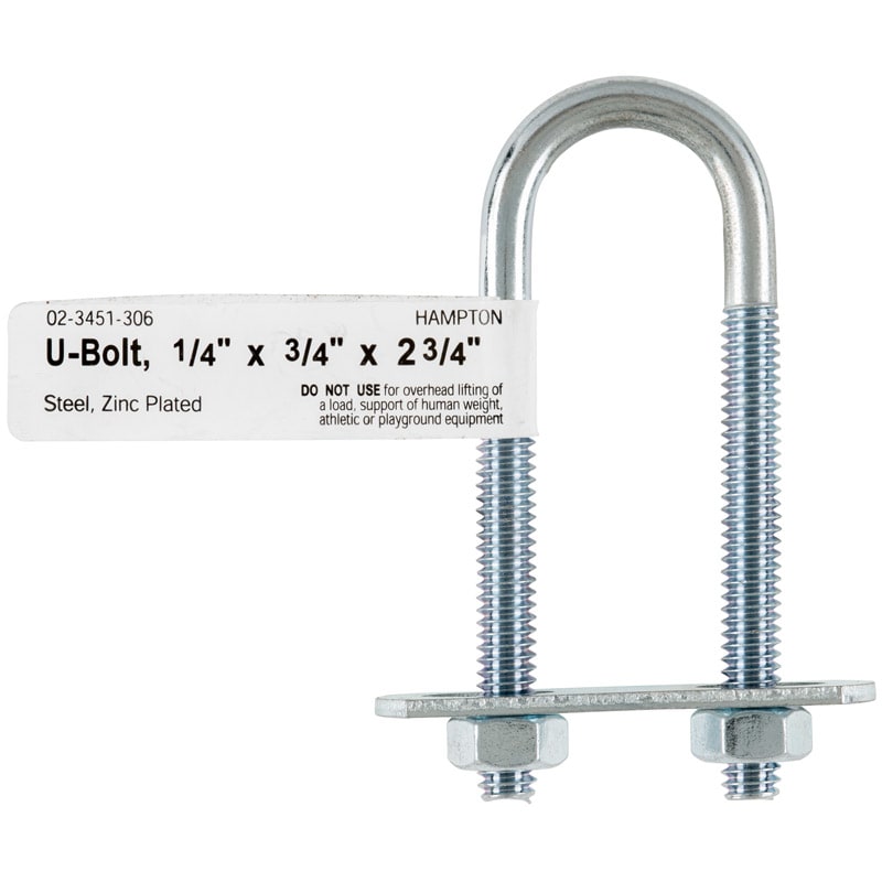 HAMPTON PERNO U 1/4X3/4X2-3/4IN