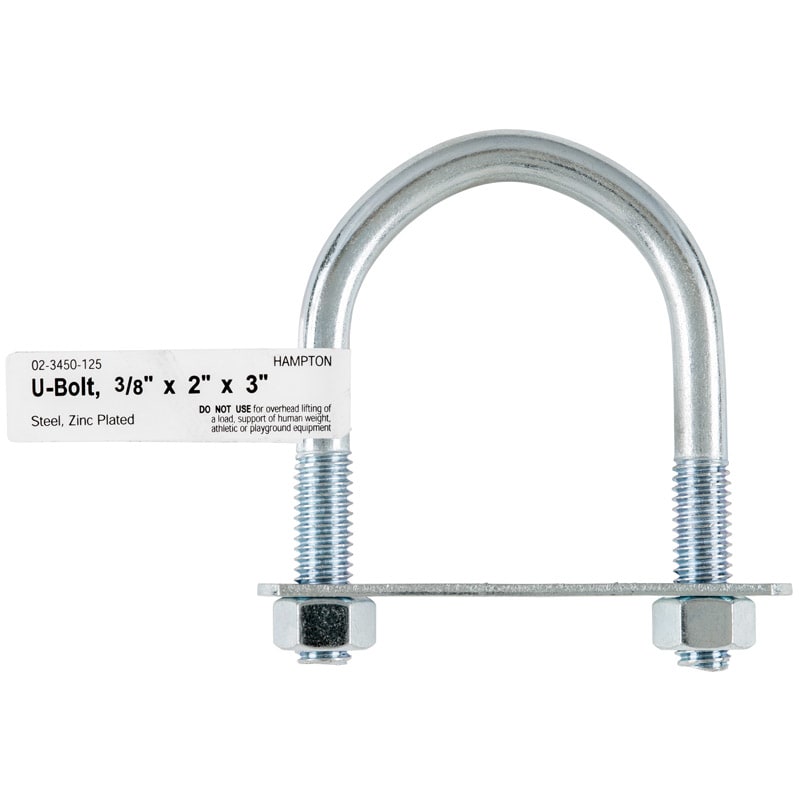 HAMPTON PERNO U 3/8X2X3IN