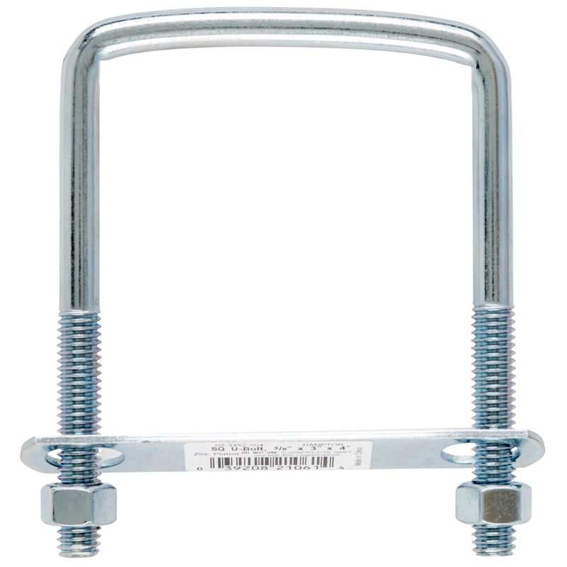 HAMPTON PERNO CUADRADO U 3/8X3X4IN