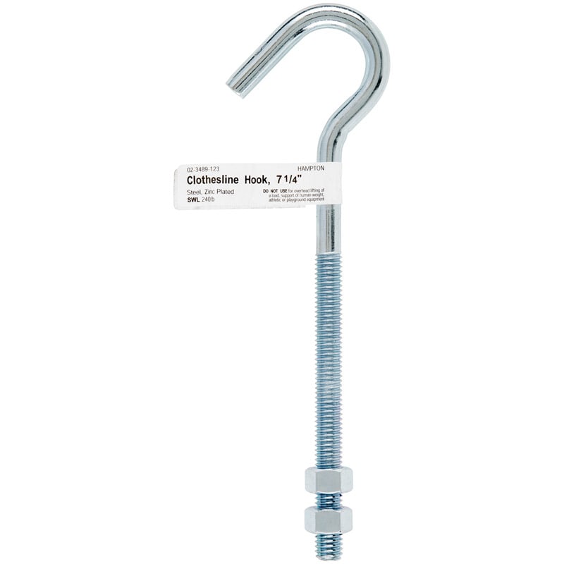 HAMPTOM GANCHO TENDEDERO 3/8X7.25IN