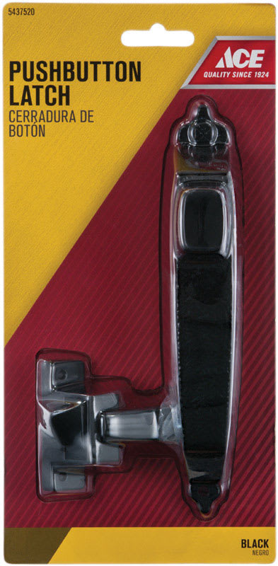 ACE CERRADURA DE BOTON NEGRO