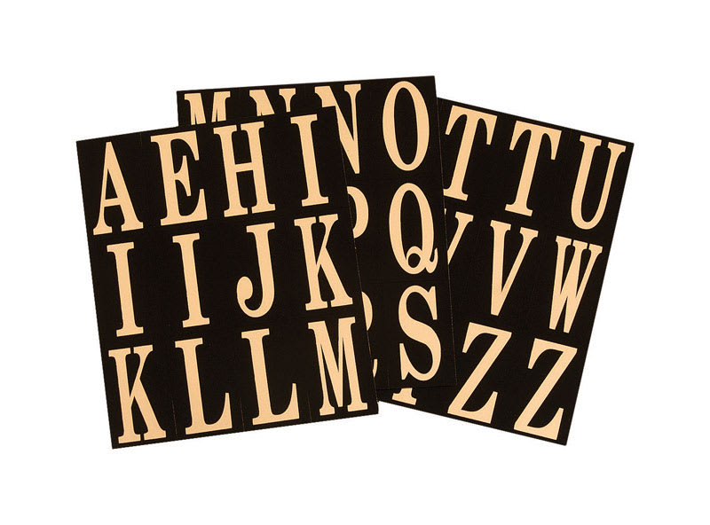 LETRAS VNL A-Z 2IN ORO MM-13L