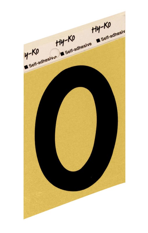 NUMERO 0 ALUM ADH 3.5IN ORO
