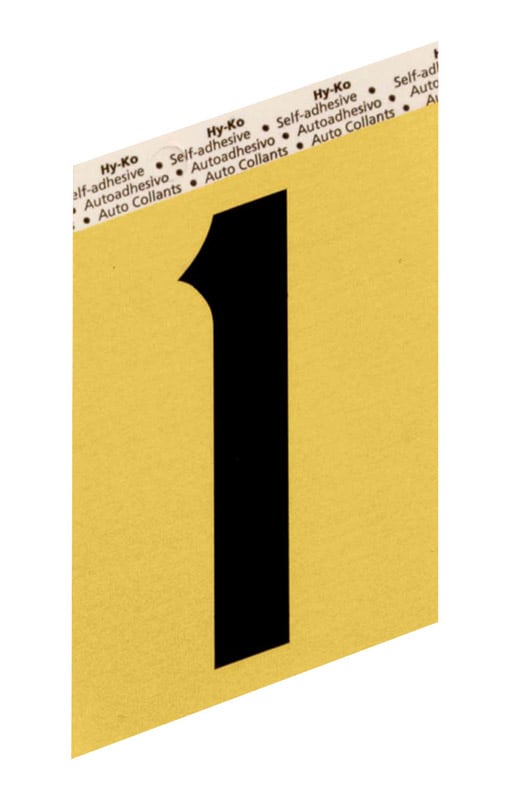 NUMERO 1 ALUM ADH 3.5IN ORO