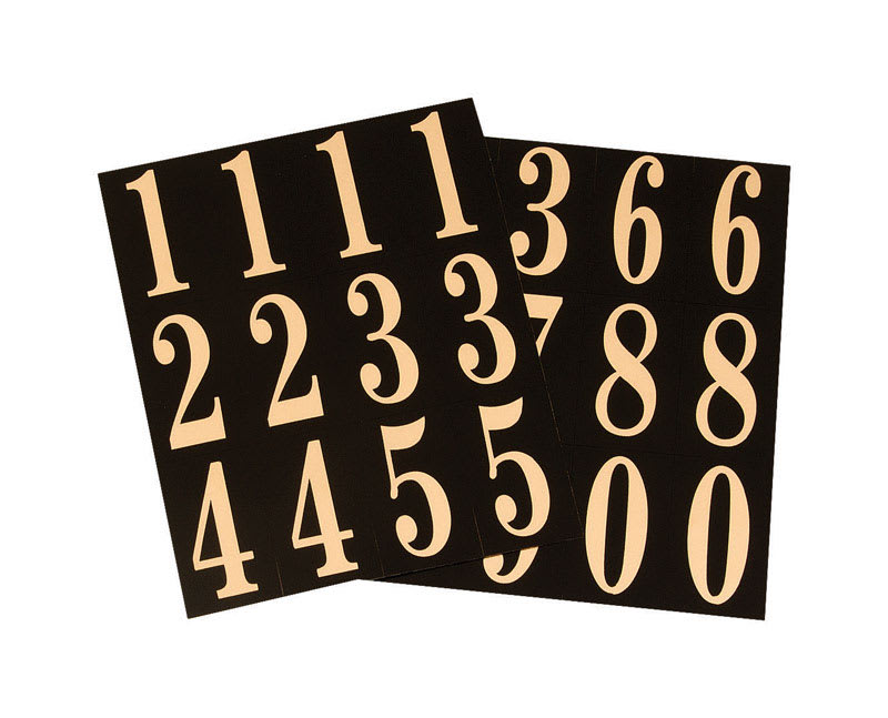 NUMEROS VNL 0-9 2IN ORO MM-13N