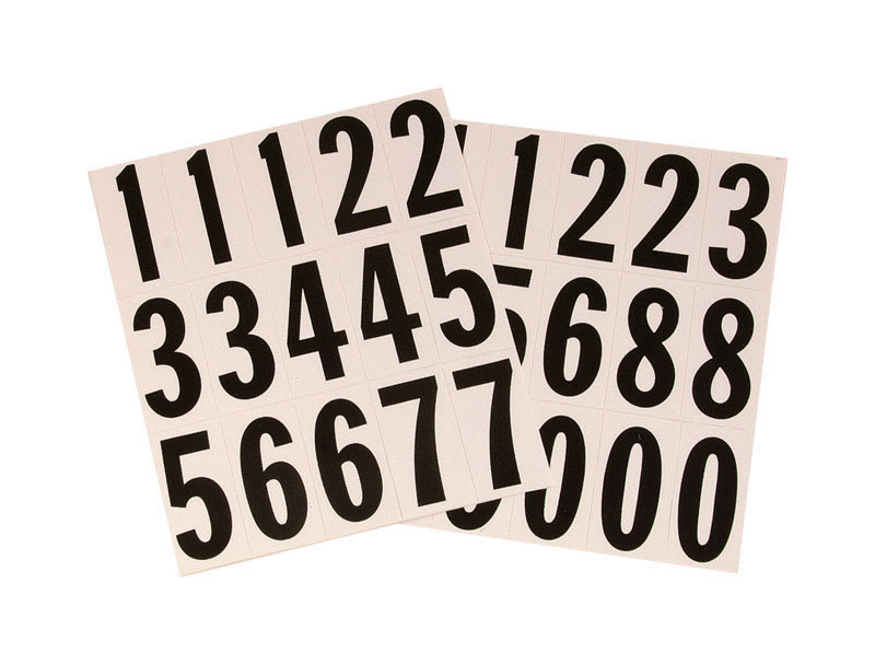 NUMEROS VNL 0-9 2IN NGO MM-17N