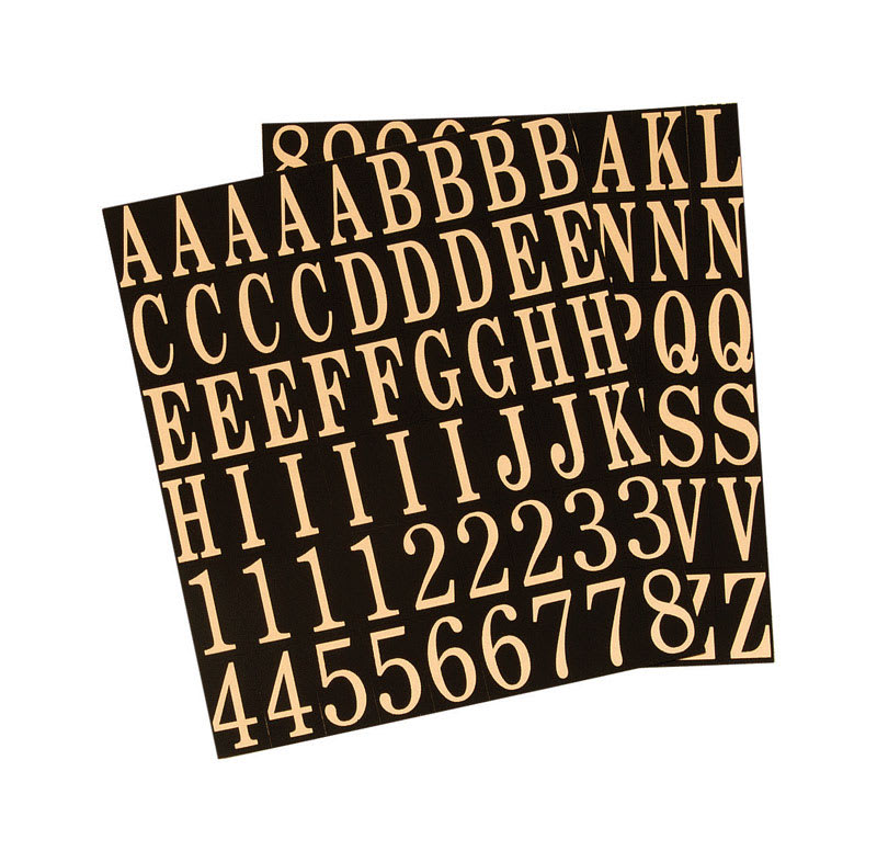 NUMEROS/LETRAS VNL 1IN ORO MM-12