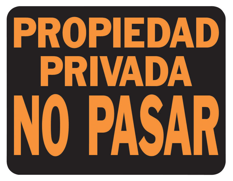 LET PLST PROP PRIV NO PS 15X19IN
