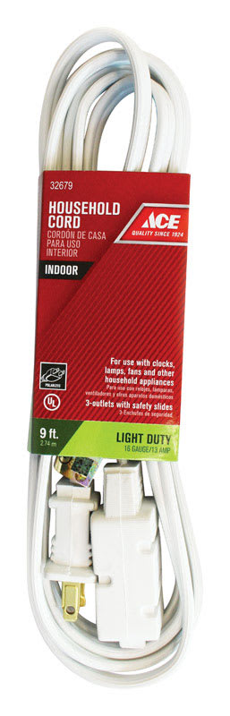 ACE EXTENSION ELEC INT 2.7M 16/2 BCO