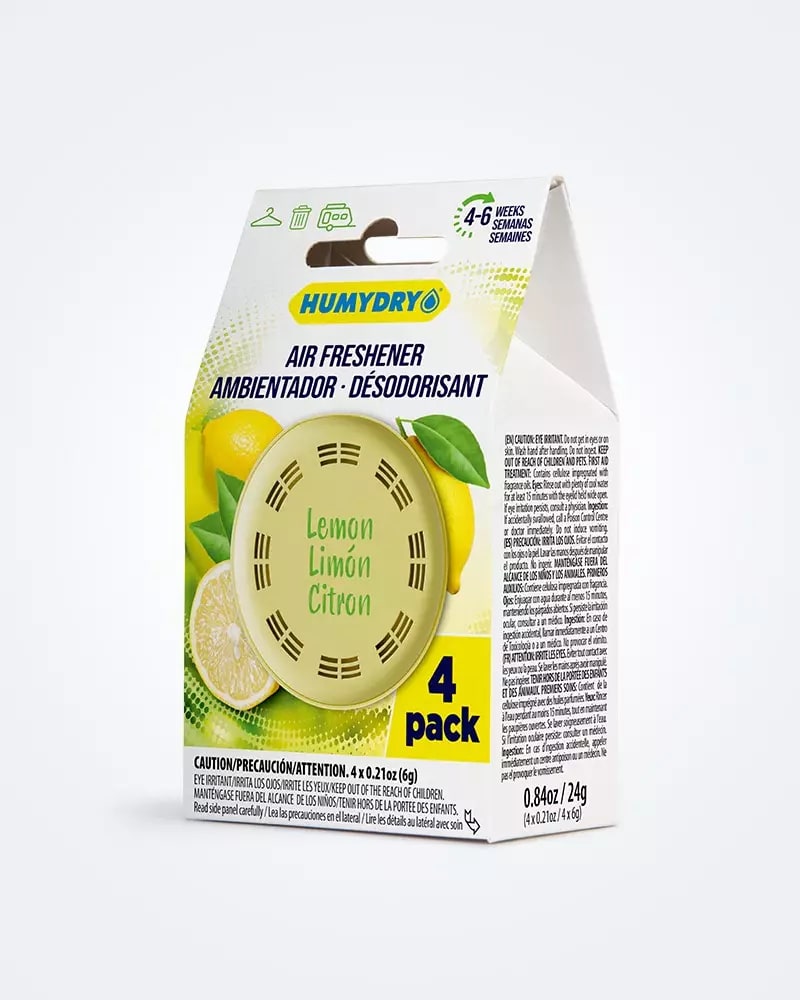 4 PK DISCO AMBIENTADOR LIMON HUMYDRY